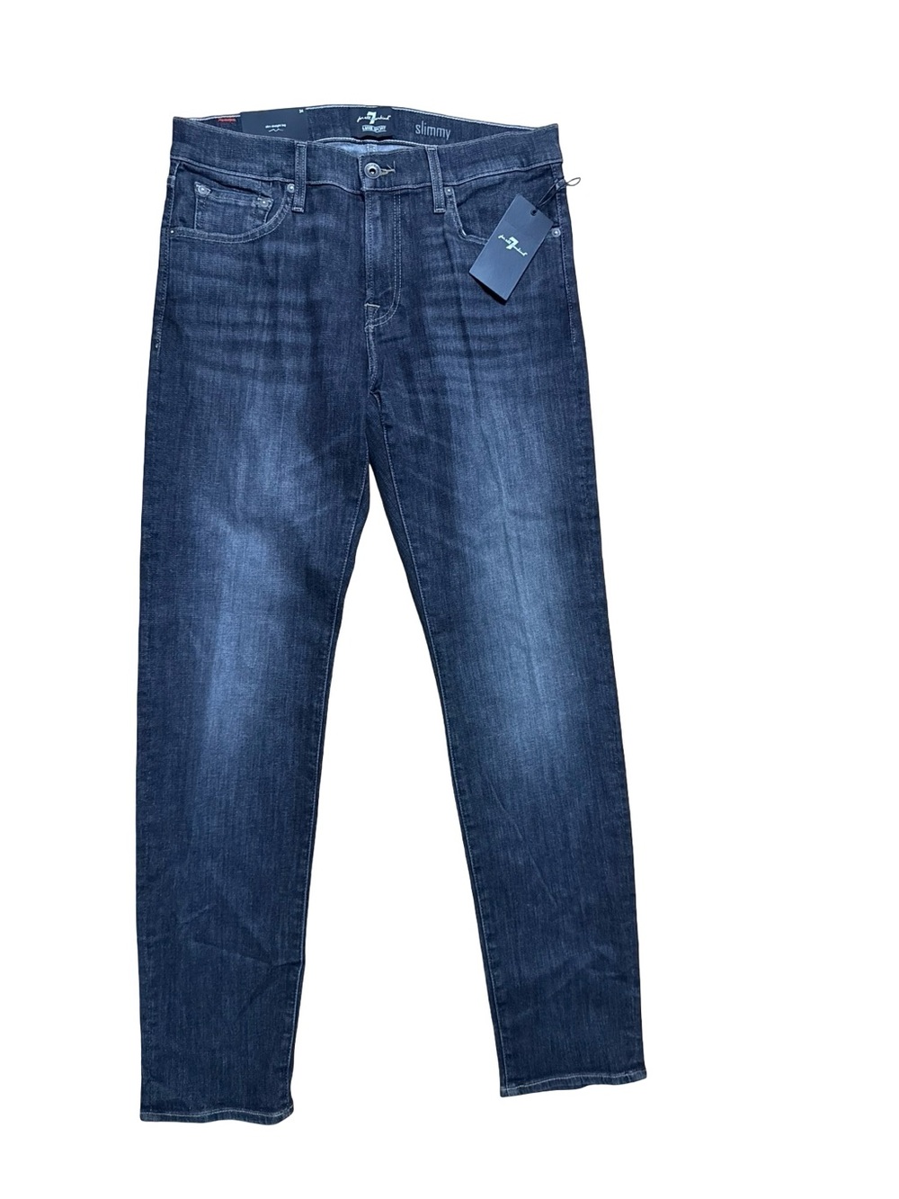 7 For All Mankind Slimmy Slim Fit Dark Blue Jeans